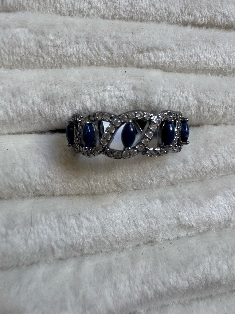 Pebble Path - Lapis on Hematite Plating - OG Ring July 2026